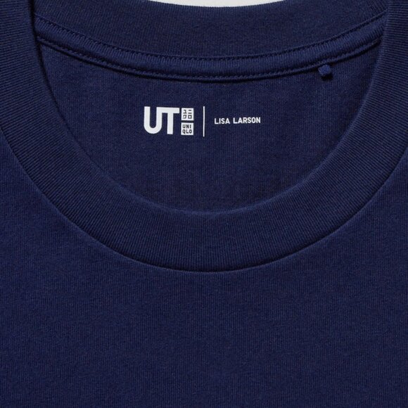 UNIQLO Lisa Larson UT "Peace for All" Graphic Tee, XXS, Navy - Picture 9 of 12